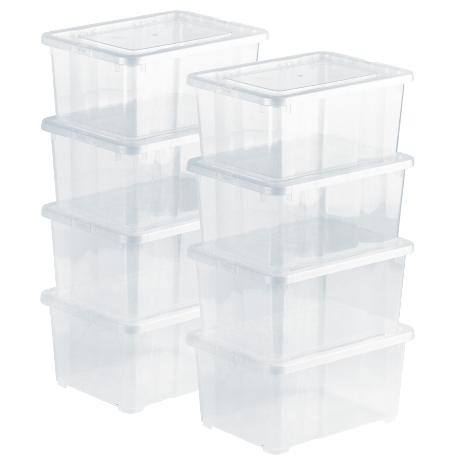 – transparente Grizzly – Shop mit Aufbewahrungsboxen Deckel, Stapelbare